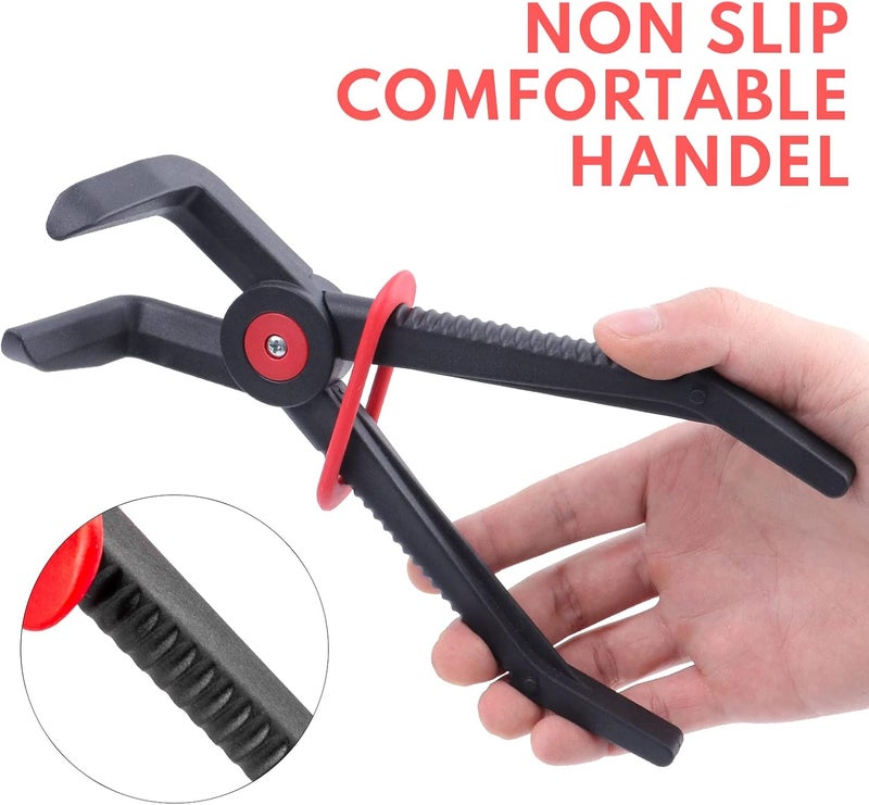 BILITOOLS Hose Pinch Off Pliers Clamp Pliers Plastic 90 Angled for Flexible Fuel Line Radiator Coolant Brake Line Hoses Clamp etc - Image 5